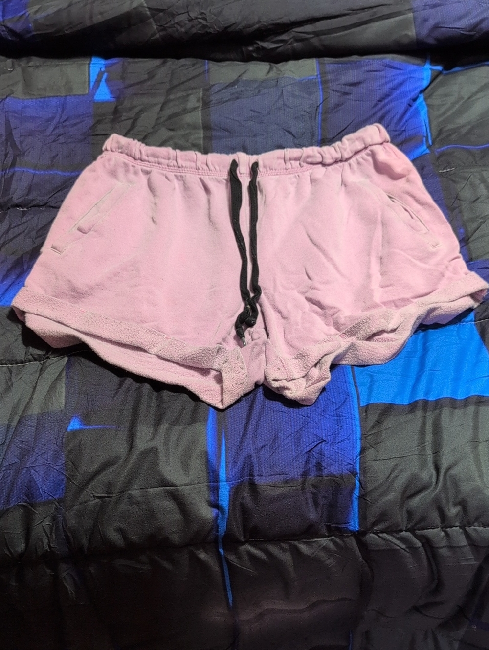 PINK Victoria's Secret Light Pink Drawstring Athletic Shorts